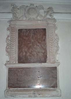 Epitafium Mateusza Płazy - wójta pułtuskiego, jego żony Anny i córki Anny